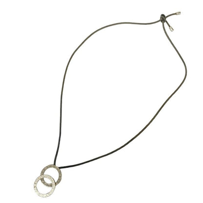 Bvlgari Necklace Silver Black