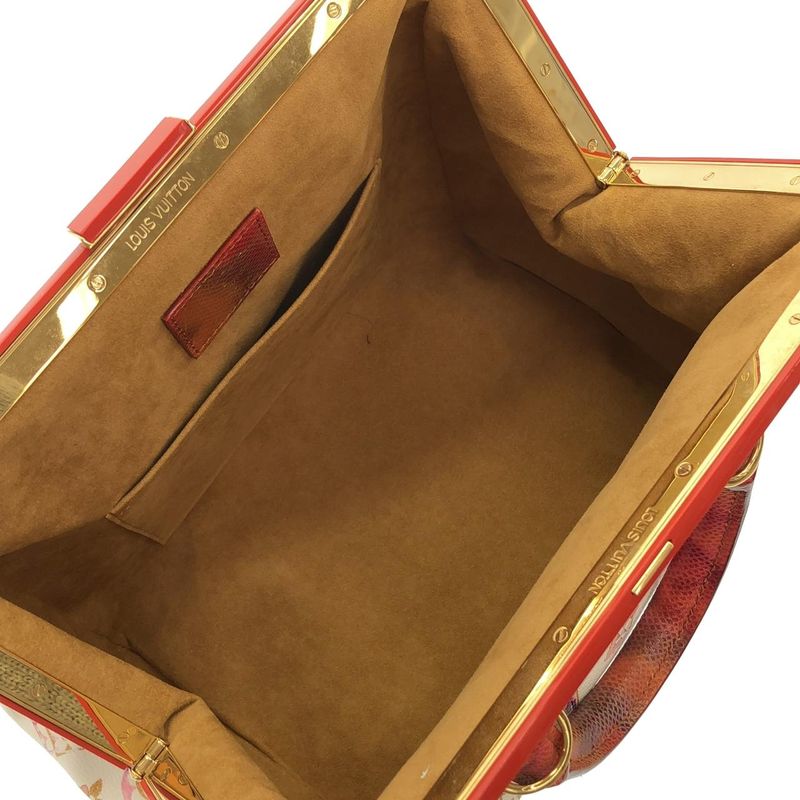 Louis Vuitton Monogram Water Color Exotic Cles the Speedy Frame Boston Bag