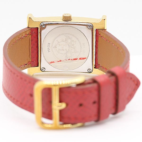 Hermes Watch Quartz Ivory Dial Kut