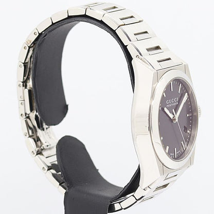 Gucci Pantheon 115.4 Quartz Date Black Dial Watch Kut