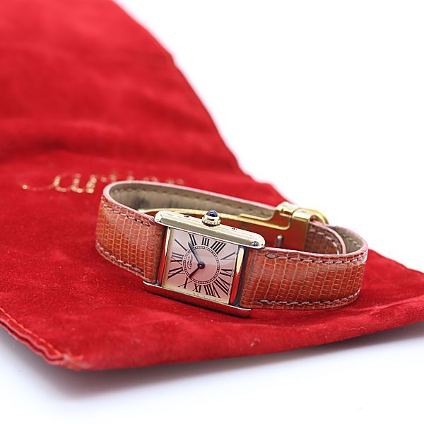 Cartier Must Tank SM Quartz Silver Dial Watch Kut
