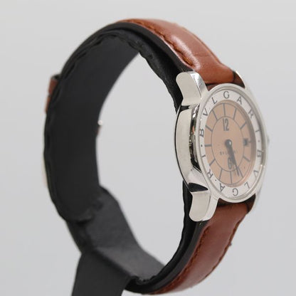 Bvlgari Solo Tempo Quartz Gold Dial Watch