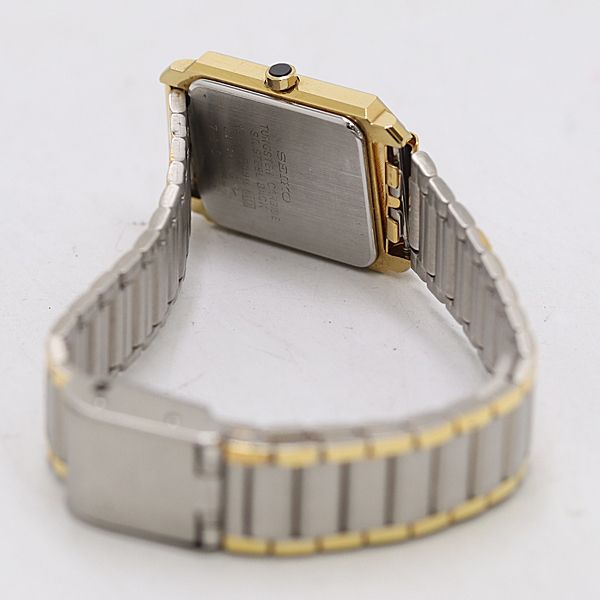 Celine Seiko Exceline SS Quartz Ivory Dial Watch