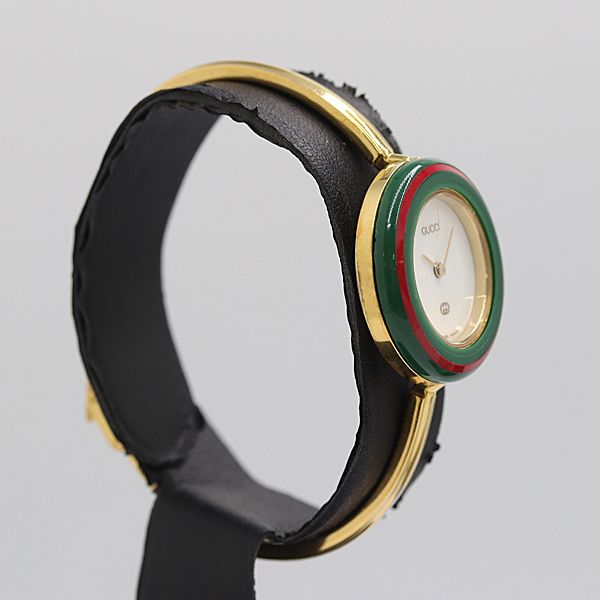 Gucci Watch Gold White