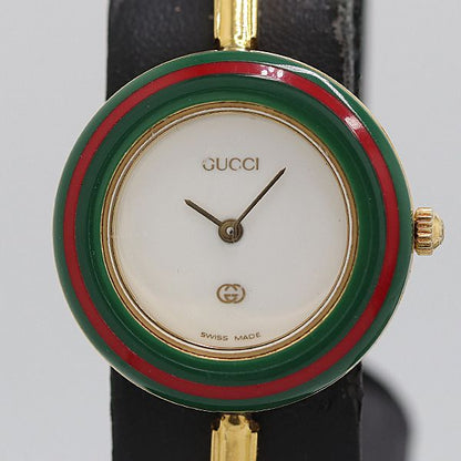 Gucci Watch Gold White