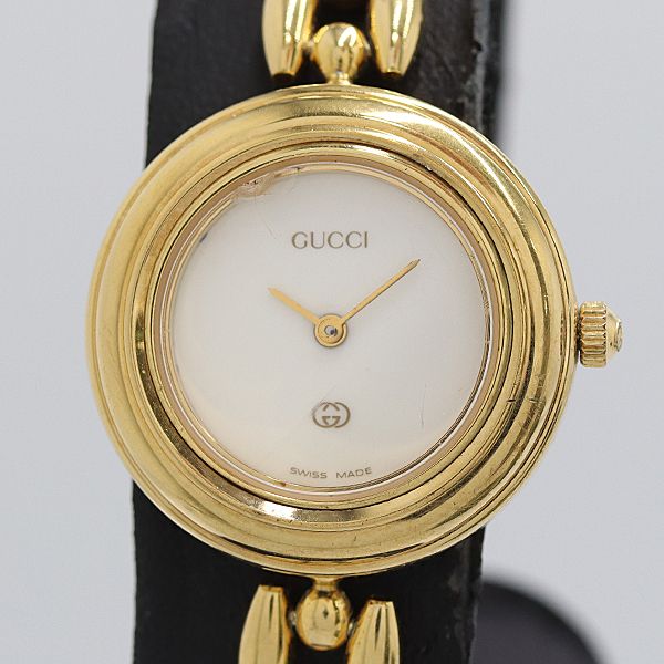 Gucci Change Bezel 11 12 Quartz White Dial Watch