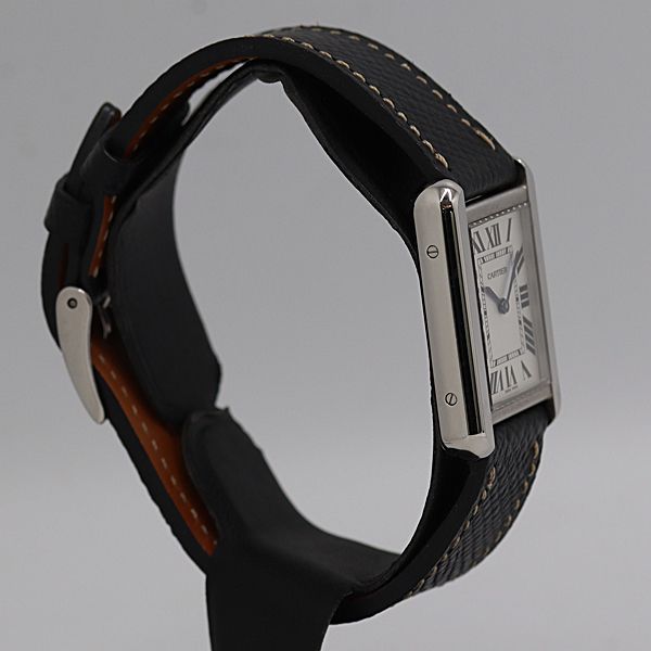 Cartier Tank Solo SM Quartz Silver Dial Watch Tam