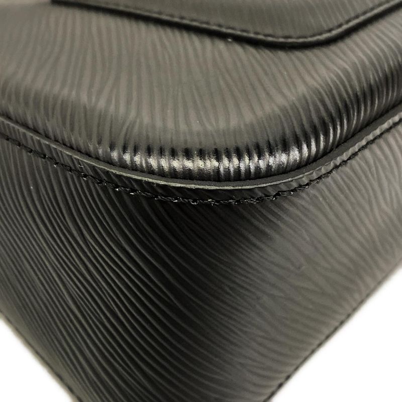 Louis Vuitton Shoulder Bag Epi Marelle Noir Black Leather Cowhide