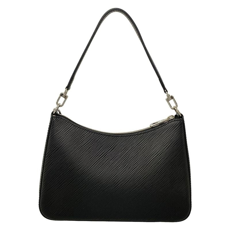 Louis Vuitton Shoulder Bag Epi Marelle Noir Black Leather Cowhide