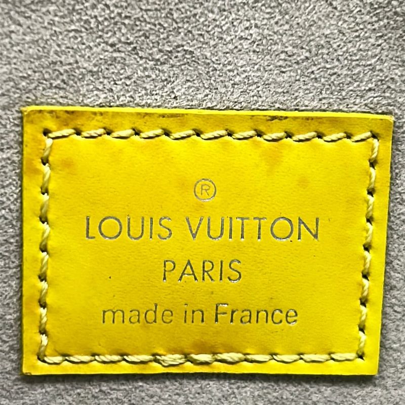 Louis Vuitton Wallet Epi Pochette Felicity Yellow Light Gray Purple Leather