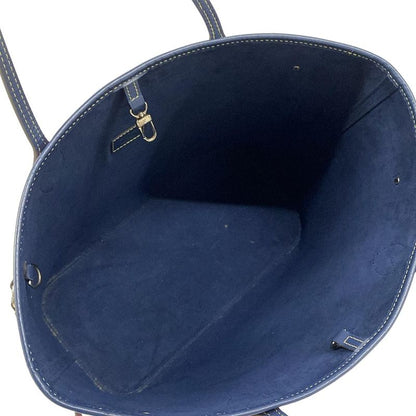 Louis Vuitton Tote Epi Denim Neverfull MM Rouge Leather Cowhide