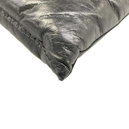 Bottega Veneta Clutch Padded Maxi Intrecciato Black