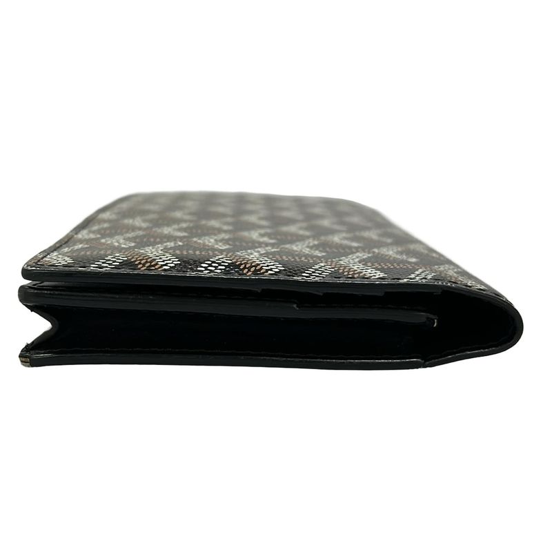 Goyard Wallet Re Sully Black Leather