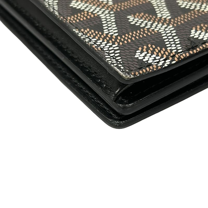 Goyard Wallet Re Sully Black Leather
