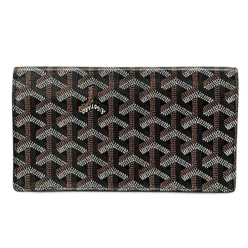 Goyard Wallet Re Sully Black Leather