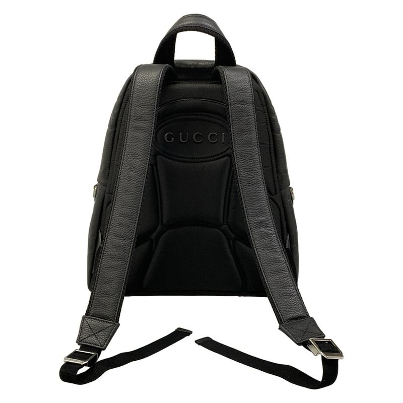 Gucci Sac Jumbo GG Backpack Black Leather