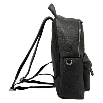 Gucci Sac Jumbo GG Backpack Black Leather