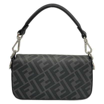 Fendi Handbag Baguette Mini Black Gray Yellow Phone Case Leather