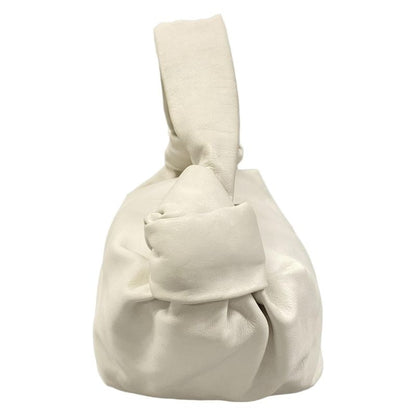 Bottega Veneta Handbag Double Knot White Leather