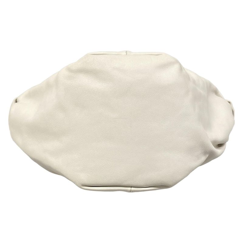 Bottega Veneta Handbag Double Knot White Leather