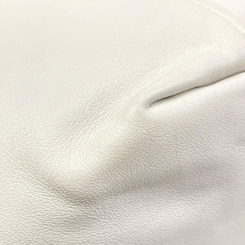 Bottega Veneta Handbag Double Knot White Leather