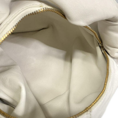 Bottega Veneta Handbag Double Knot White Leather