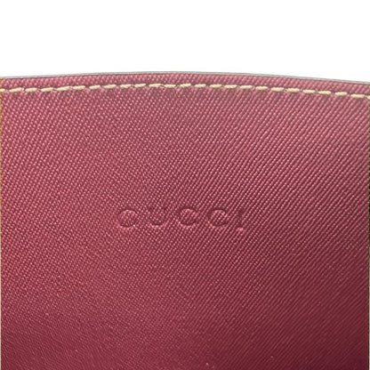 Gucci Tote GG Blooms Gray Gold Multi Reversible Leather