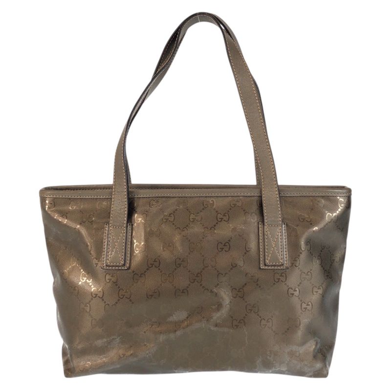 Gucci GG Supreme Brown Blanc Tote Shoulder Bag