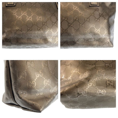 Gucci GG Supreme Brown Blanc Tote Shoulder Bag