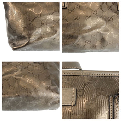 Gucci GG Supreme Brown Blanc Tote Shoulder Bag