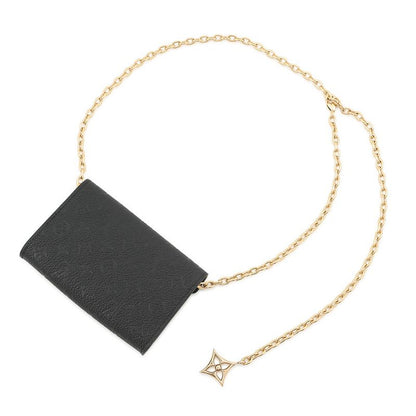 Louis Vuitton Chain Belt Monogram Empreinte Pochette Metis Mini Bag Waist Pouch