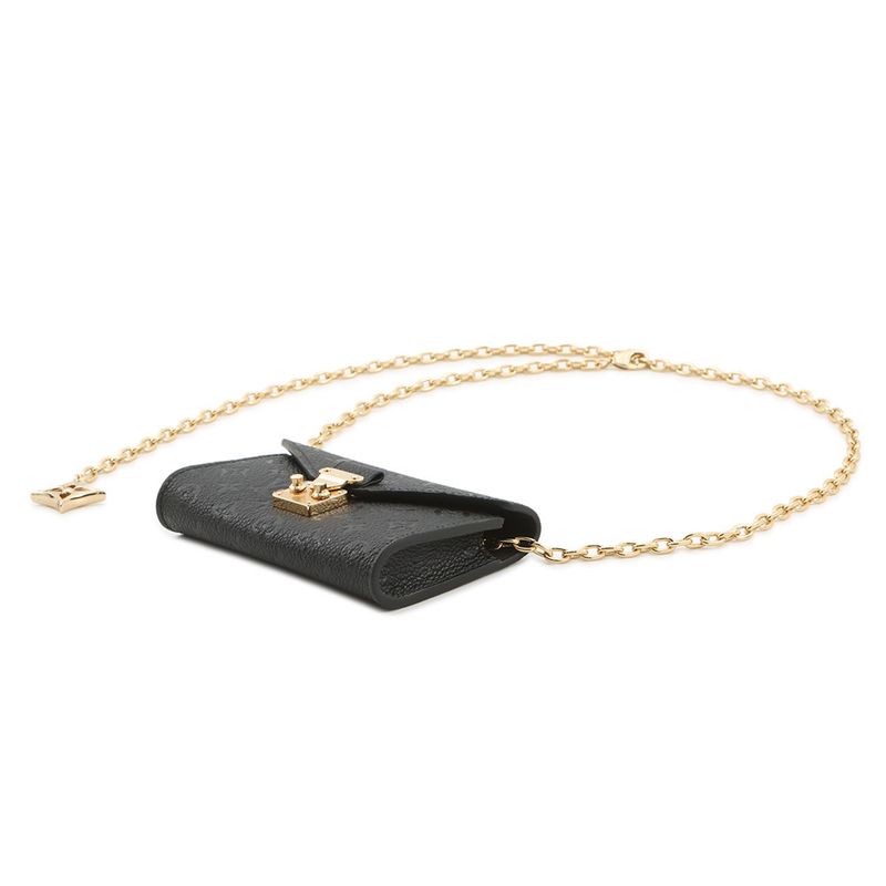 Louis Vuitton Chain Belt Monogram Empreinte Pochette Metis Mini Bag Waist Pouch