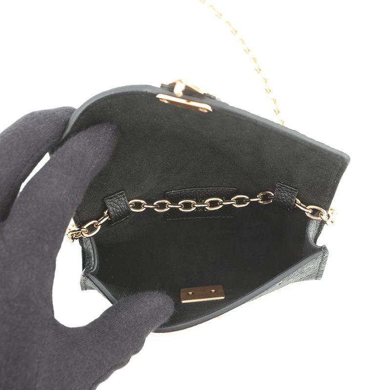 Louis Vuitton Chain Belt Monogram Empreinte Pochette Metis Mini Bag Waist Pouch