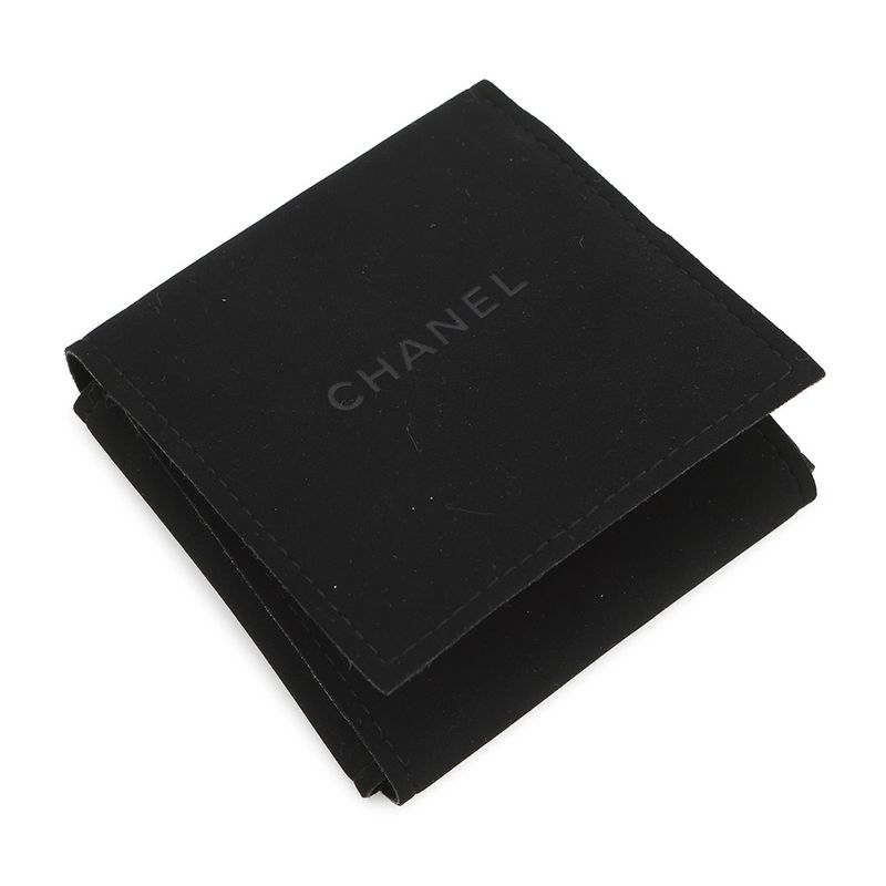 Chanel Brooch CC Logo Emblem Icon Line Stone Faux Pearl