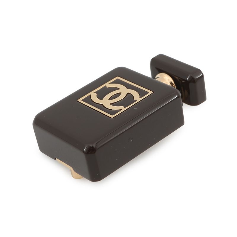 Chanel Brooch CC Logo Perfume Motif