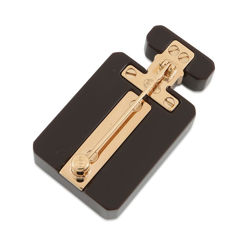Chanel Brooch CC Logo Perfume Motif