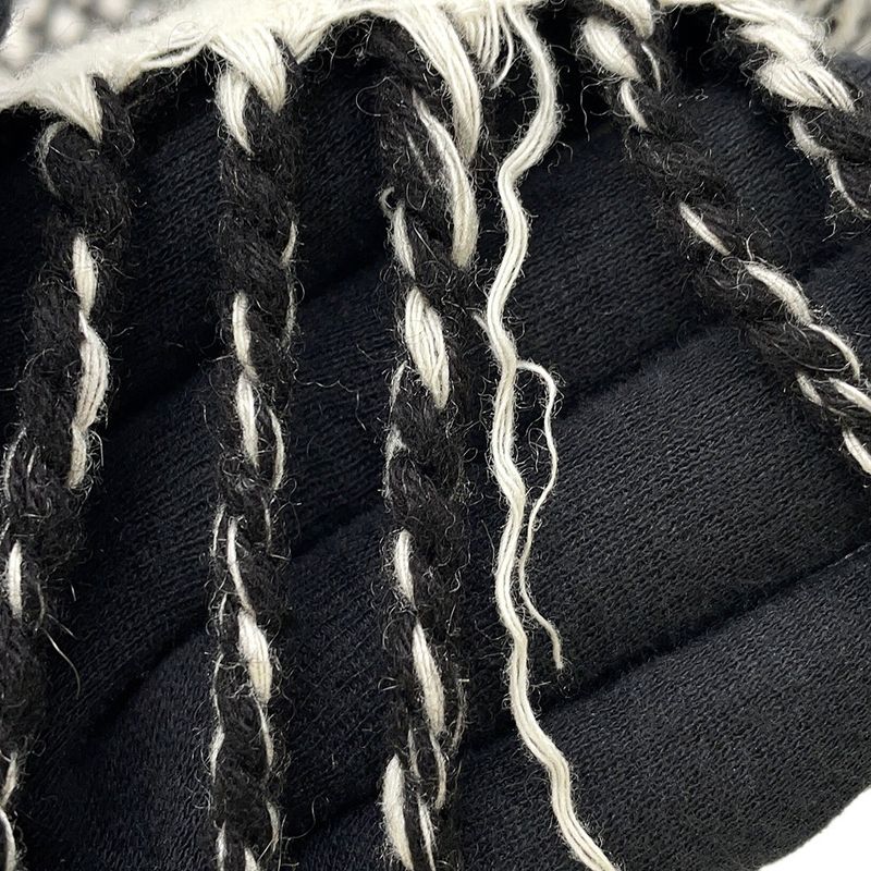 Louis Vuitton Scarf Echarpe LV Toujour Silk Cashmere Shawl Monogram Black