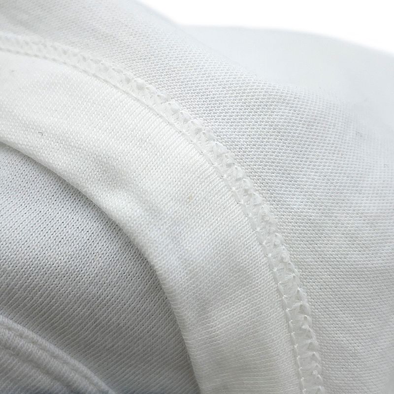 Chanel T-Shirt CC Logo Bustier Layering M White Black