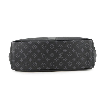 Louis Vuitton Tote Monogram Eclipse Saumur 2-Way Shoulder Bag Black
