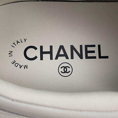 Chanel Sneakers CC Logo 38 Shoes White