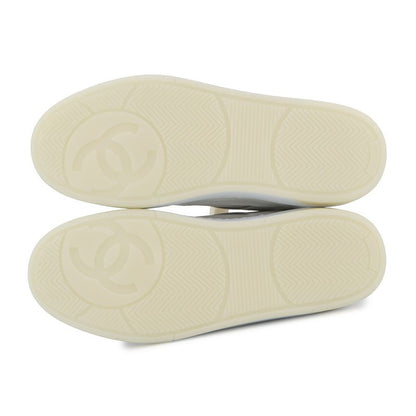 Chanel Sneakers CC Logo 38 Shoes White
