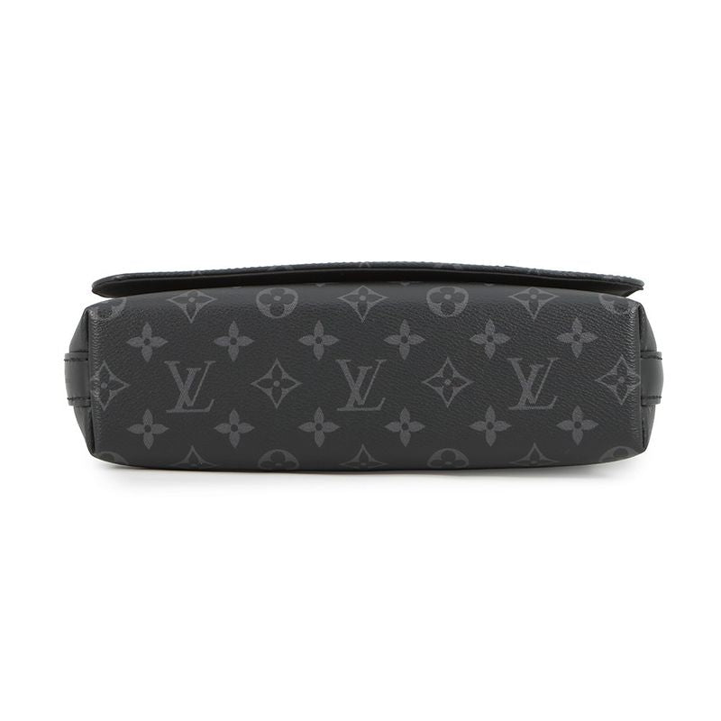 Louis Vuitton Shoulder Bag Monogram Eclipse District PM Black
