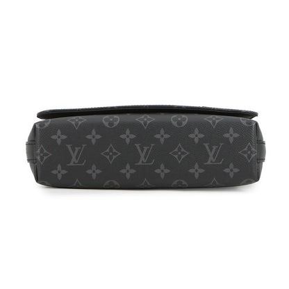 Louis Vuitton Shoulder Bag Monogram Eclipse District PM Black