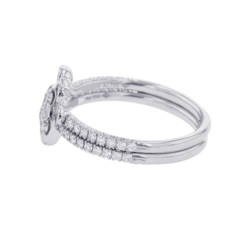 Cartier Ring Etincelle de Row Diamond 18k White Goldwhite Gold 51