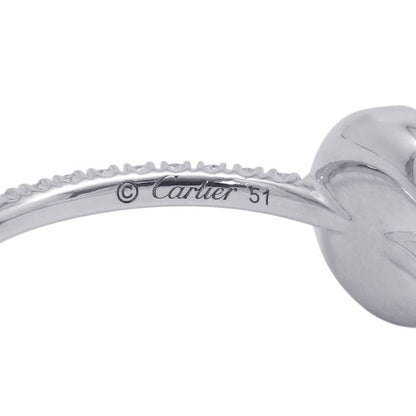 Cartier Ring Etincelle de Row Diamond 18k White Goldwhite Gold 51