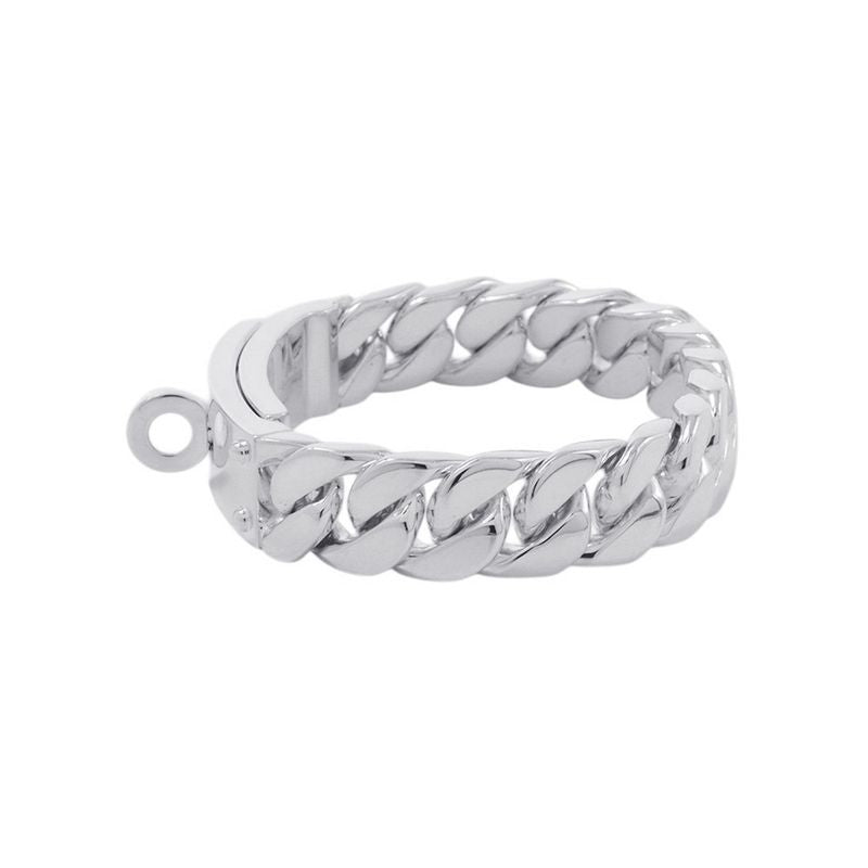 Hermes Bracelet Kelly Gourmet GM Silver