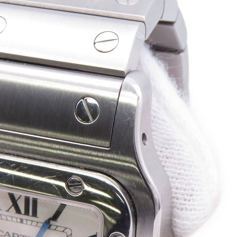 Cartier Santos Galbe LM Watch Silver Dial