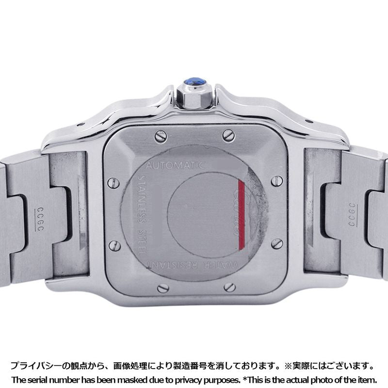 Cartier Santos Galbe LM Watch Silver Dial
