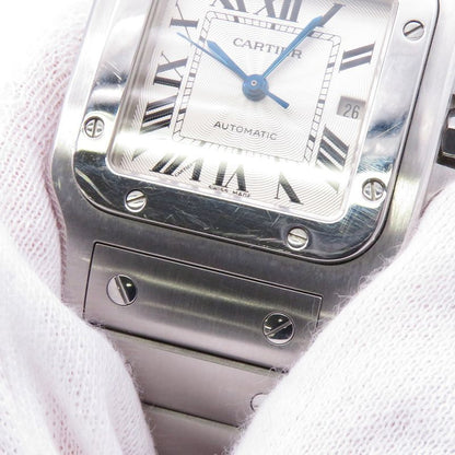 Cartier Santos Galbe LM Watch Silver Dial