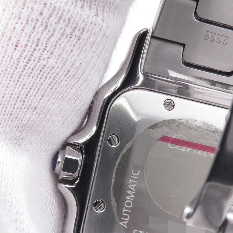 Cartier Santos Galbe LM Watch Silver Dial